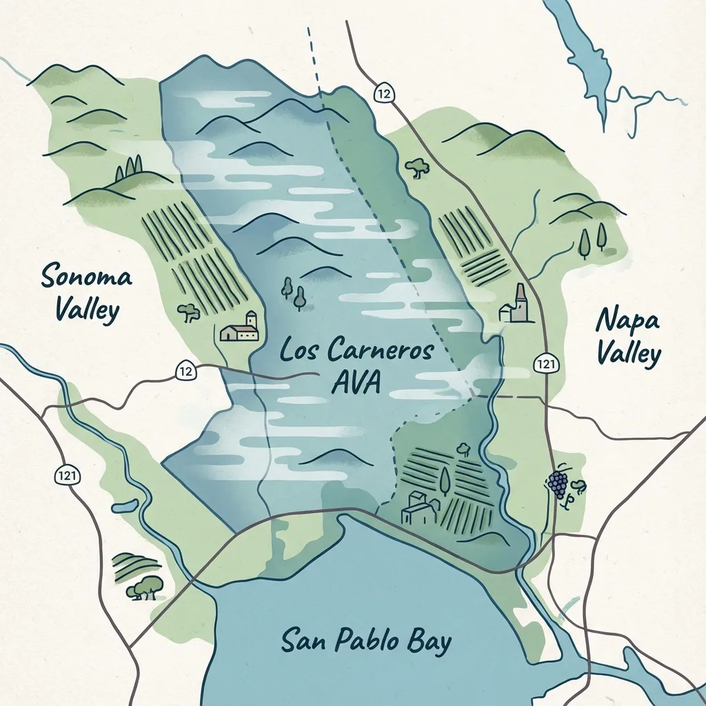 Los Carneros Location Map